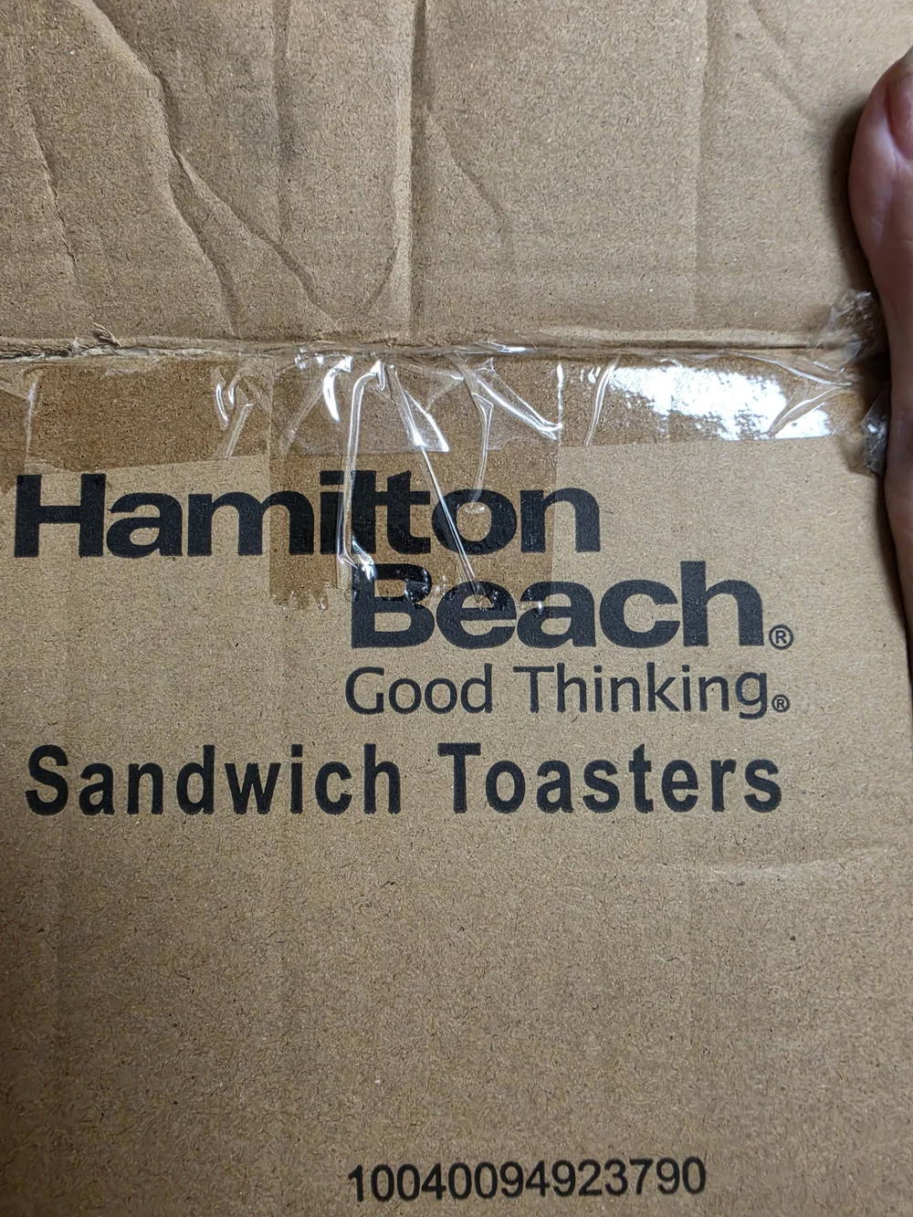Hamilton Beach Silver and Black Electric Grill Sandwich Maker